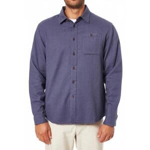 NEW KATIN twiller flannel shirt in washed blue